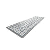 CHERRY KW 9100 SLIM FOR MAC Keyboard | Wired & Wireless, QWERTY, Silver
