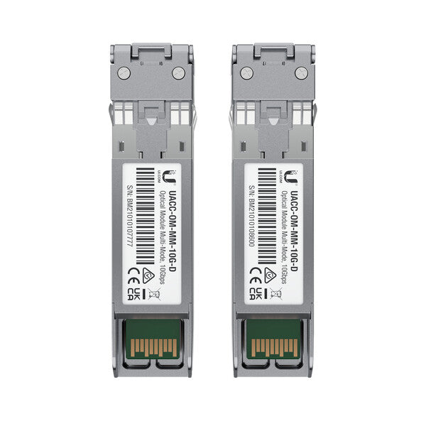 Ubiquiti Networks UACC-OM-MM-10G-D-2 network transceiver module Fiber optic 10000 Mbit/s 850 nm
