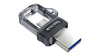 SanDisk Ultra Dual m3.0 USB flash drive 32 GB USB Type-A / Micro-USB 3.2 Gen 1 (3.1 Gen 1) Black, Silver, Transparent