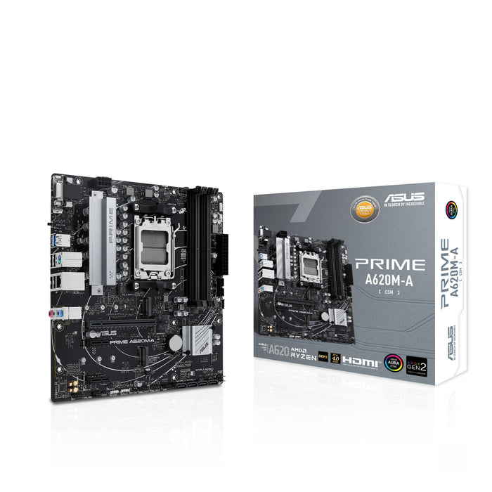 ASUS PRIME A620M-A-CSM mATX Motherboard | AM5 | 4x DDR5 Slots