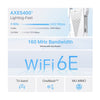 TP-LINK AXE5400 Mesh Wi-Fi 6E Range Extender Tri-band Wi-Fi 6 Mesh System | 1-Pack, White