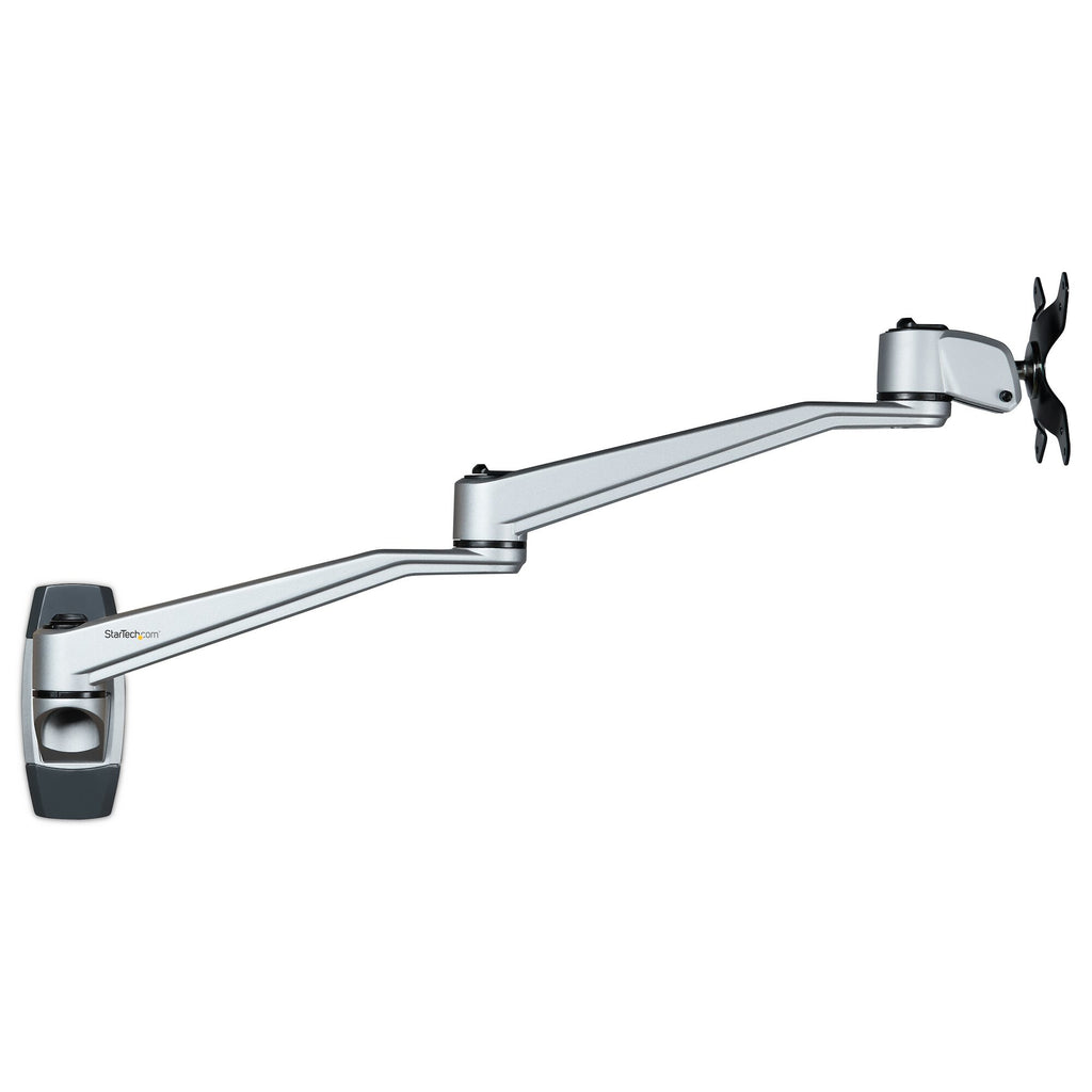 .com Wall Mount Monitor Arm Articulating Ergonomic VESA Wall Mount Monitor Arm 20" Long Single Display up to 34 inch Swivel Tilt Rotate Adjustable Screen Mount