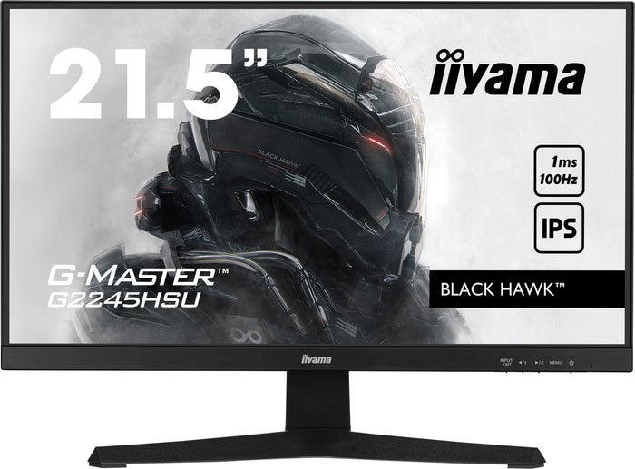 iiyama G-MASTER G2245HSU-B2 22" Full HD Gaming Monitor | 1920 x 1080 100Hz 1ms HDMI DP