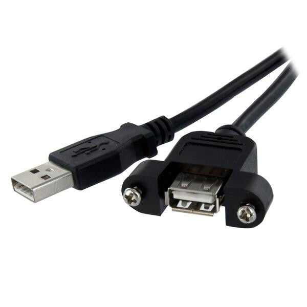 .com 3 ft Panel Mount USB Cable to F M