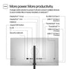 HP Series 7 Pro 27 inch 4K Thunderbolt 4 Monitor - 727pk 27" 4K Ultra HD Monitor | 3840 x 2160 60Hz USB-C HDMI DP