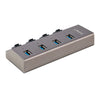 StarTech 4-Port Self-Powered USB-C Hub with Individual On/Off Switches, USB 3.0 5Gbps Expansion Hub w/Power Supply, Desktop/Laptop USB-C to USB-A Hub, USB Type C Hub w/BC 1.2