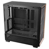 Antec FLUX SE Midi Tower PC Case Black, Wood | Liquid Cooling Support
