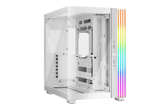 be quiet! LIGHT BASE 600 DX White ARGB Midi Tower PC Case White | Liquid Cooling Support