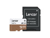 Lexar Professional - Flash-Speicherkarte SD-Adapter inbegriffen - 64 GB - Extended Capacity SD (MicroSDHC) MicroSDXC UHS-I Class 10