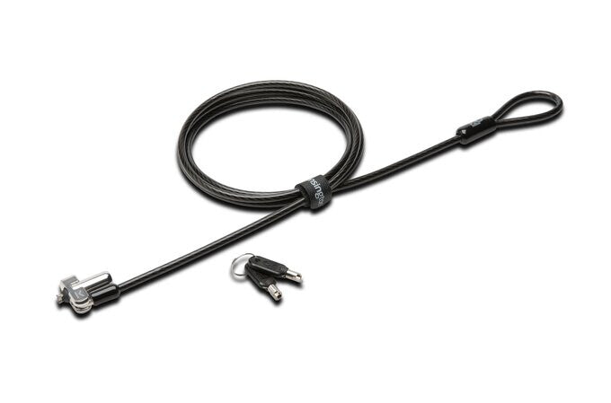 Kensington Slim N17 2.0 Keyed Laptop Lock for Wedge-Shaped Slots