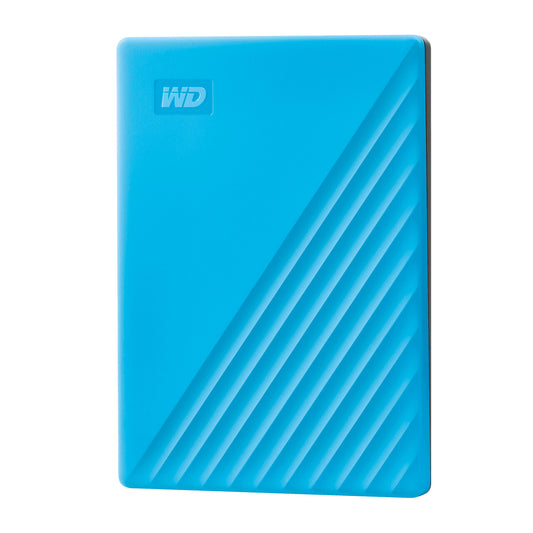 Western Digital My Passport 4 TB Encrypted External HDD | USB 3.2  Blue