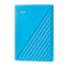 Western Digital My Passport 4 TB Encrypted External HDD | USB 3.2  Blue