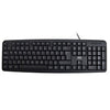 Evo Labs KD-101LUK Keyboard | Wired, QWERTY, Black
