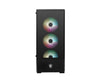 MSI MAG FORGE 112R ARGB Midi Tower PC Case Black, Transparent