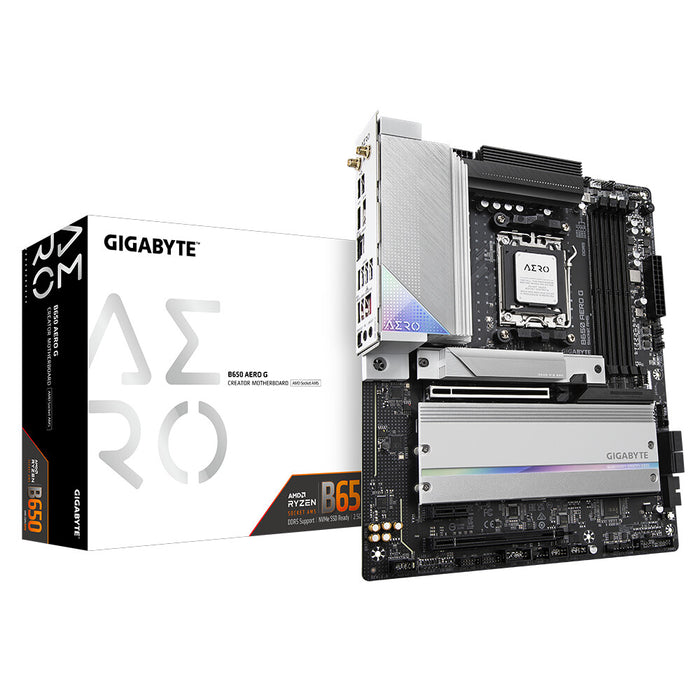 Gigabyte B650 AERO G ATX Motherboard | AM5 | 4x DDR5 Slots | Wi-Fi 6E