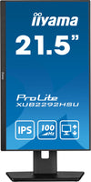 iiyama ProLite XUB2292HSU-B6 22" Full HD Monitor | 1920 x 1080 100Hz HDMI DP