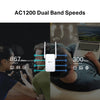 TP-LINK AC1200 Mesh Wi-Fi Range Extender Mesh Wi-Fi Range Extender | Dual-Band 1200 Mbps White