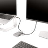 StarTech.com 4-Port USB-C Hub with USB-C DP Alt Mode Video Output 4K 60Hz - 3x USB-A, 1x USB Type-C, 100W Power Delivery Pass-Through, USB 3.2 10Gbps, 1ft/30cm Cable, Portable USB Hub