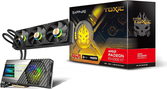 Sapphire Radeon RX 6900 XT 16 GB GDDR6 Overclocked Graphics Card | PCIe 4.0 x16 | 3 x DP and 1 x HDMI | liquid Cooling