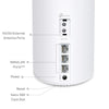TP-LINK 4G+ Whole Home Mesh WiFi 6 Gateway AX1500 Dual-band Wi-Fi 6 Mesh System | LTE 4G, 1-Pack, White