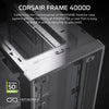 Corsair FRAME 4000D Midi Tower PC Case White | Liquid Cooling Support