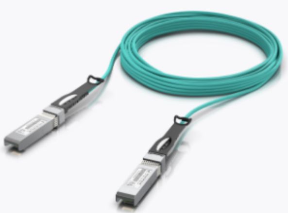 Ubiquiti UACC-AOC-SFP10-5M fibre optic cable SFP+ Aqua colour