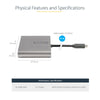 StarTech.com USB C to 4 HDMI Adapter - External Video & Graphics Card - USB Type-C to Quad HDMI Display Adapter Dongle - 1080p 60Hz - Multi Monitor Video Converter - Windows Only