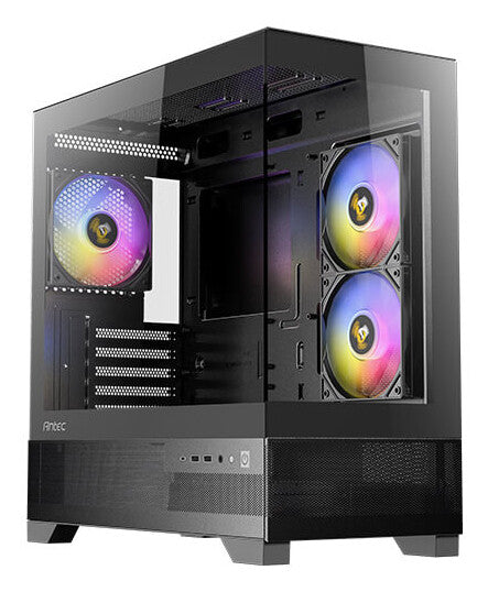 Antec CX500m ARGB Mini Tower PC Case Black | Liquid Cooling Support