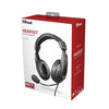 Trust 21661 headphones/headset Wired Head-band Calls/Music Black