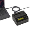 StarTech.com Single Bay Hard Drive Eraser, Standalone HDD/SSD Sanitizer, USB 3.0 to SATA II (3 Gbps), 9 Erase Modes, LCD Display, Secure Erase Hard Disk Sanitizer Dock, DB-9 Printer Port, TAA Compliant