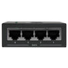 StarTech 4-Port Gigabit Midspan - PoE+ Injector - 802.3at/af Extender | 2000 Mbit/s Black