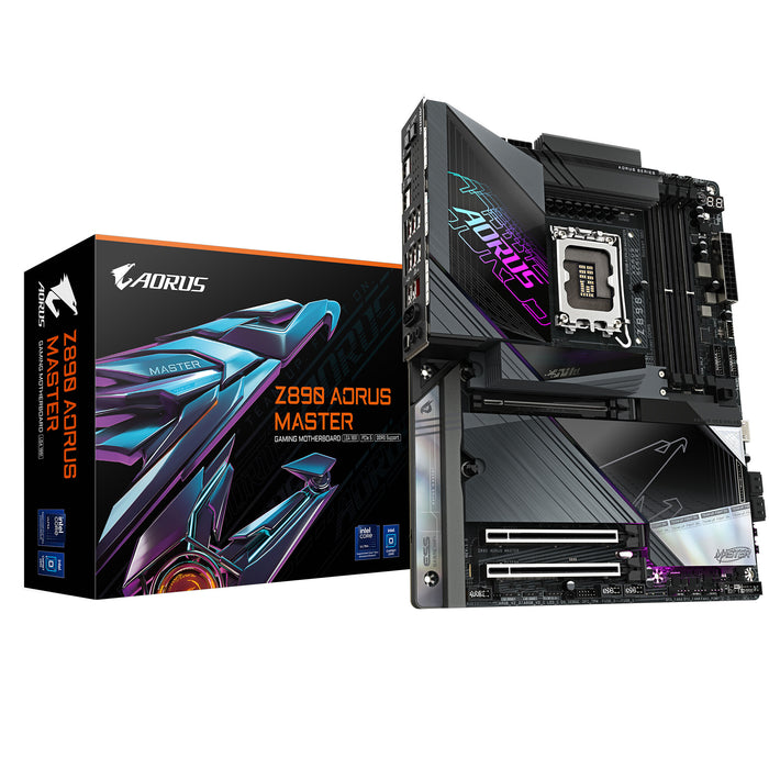 Gigabyte Z890 AORUS MASTER ATX Motherboard | LGA1851 | 4x DDR5 Slots | Wi-Fi 7
