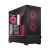 Fractal Design Pop Air RGB Tower PC Case Black, Magenta | Liquid Cooling Support