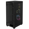Corsair 2000D RGB AIRFLOW Small Form Factor (SFF) PC Case Black | Liquid Cooling Support