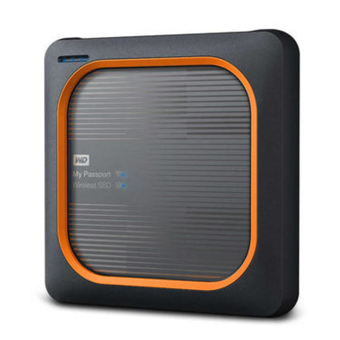 Western Digital My Passport Wireless 2 TB Portable SSD | USB 3.2 Gen 1 Black, Orange