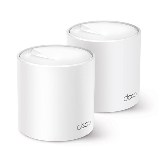 TP-LINK Whole Home Mesh WiFi 6 System AX3000 Dual-band Wi-Fi 6 Mesh System | 2-Pack, White