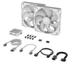 Corsair iCUE LINK RX140 RGB Case Fan | 140mm 1700 RPM 94.7 CFM PWM RGB Magnetic levitation bearing White