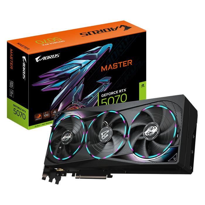 Gigabyte GeForce RTX 5070 12 GB GDDR7 Overclocked Graphics Card | PCIe 5.0 x16 | 3 x DP and 1 x HDMI | Active Cooling