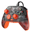 Turtle Beach Rematch Core Orange and Ghost Black Camo Wired Gaming Controller with Audio Controls, Rumble Motors and Impulse Triggers – Licensed for Xbox Series X or S, Xbox One and Windows PCs