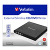 Verbatim Slimline CD/DVD Optical Disc Drive DVD-RW Black