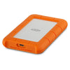 LaCie External HDD Rugged USB-C 1000 GB Orange, Silver