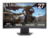 LG 27GS60QC-B 27" Quad HD Curved Gaming Monitor | 2560 x 1440 180Hz 1ms HDMI DP