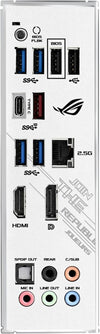 Rear I/O panel of ASUS TUF Gaming Z790-PRO WIFI motherboard with HDMI and USB ports