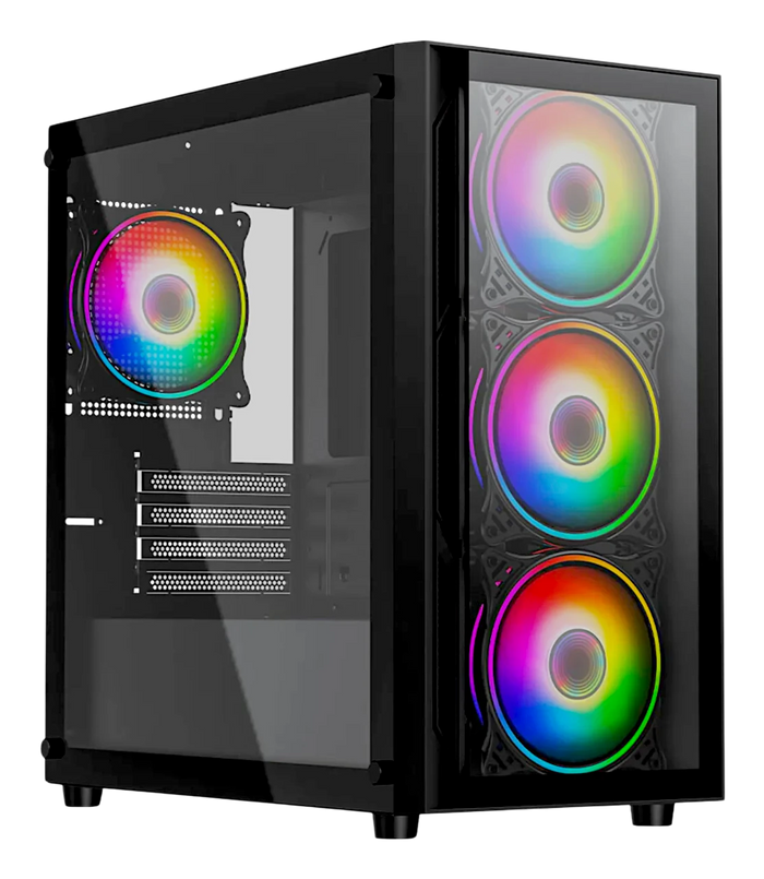 GTR Gaming Blackout AM4 Customisable PC with Ryzen 5 5500 and RTX 5060