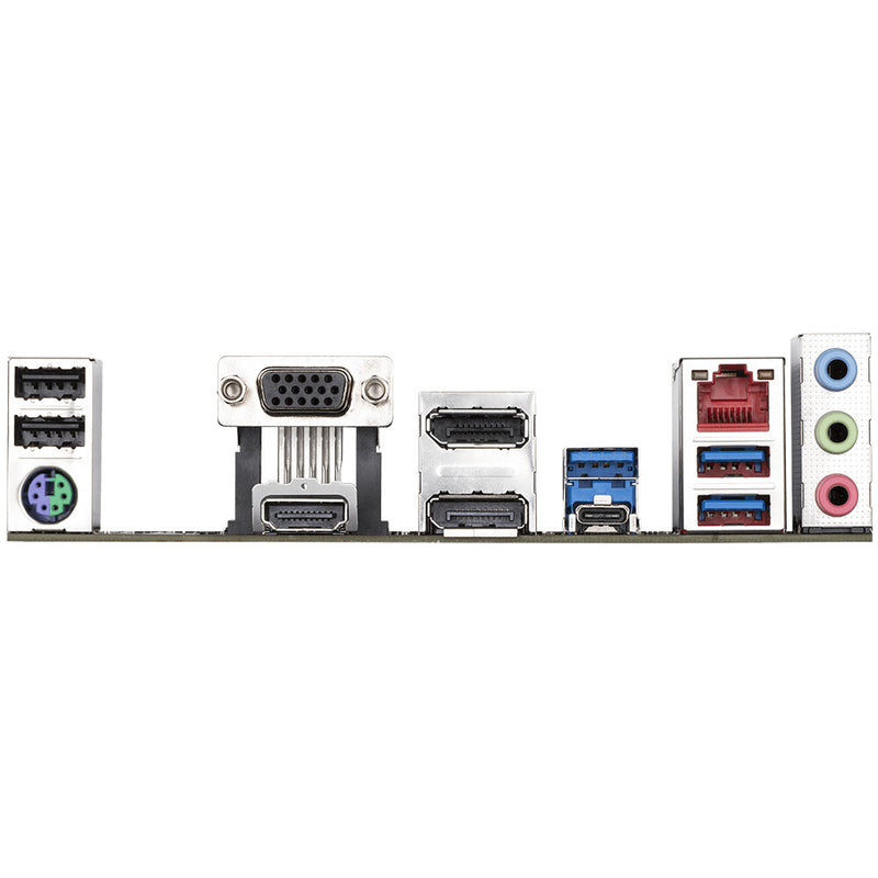 Rear I/O panel of Gigabyte B760M DS3H DDR4 motherboard with HDMI and USB ports