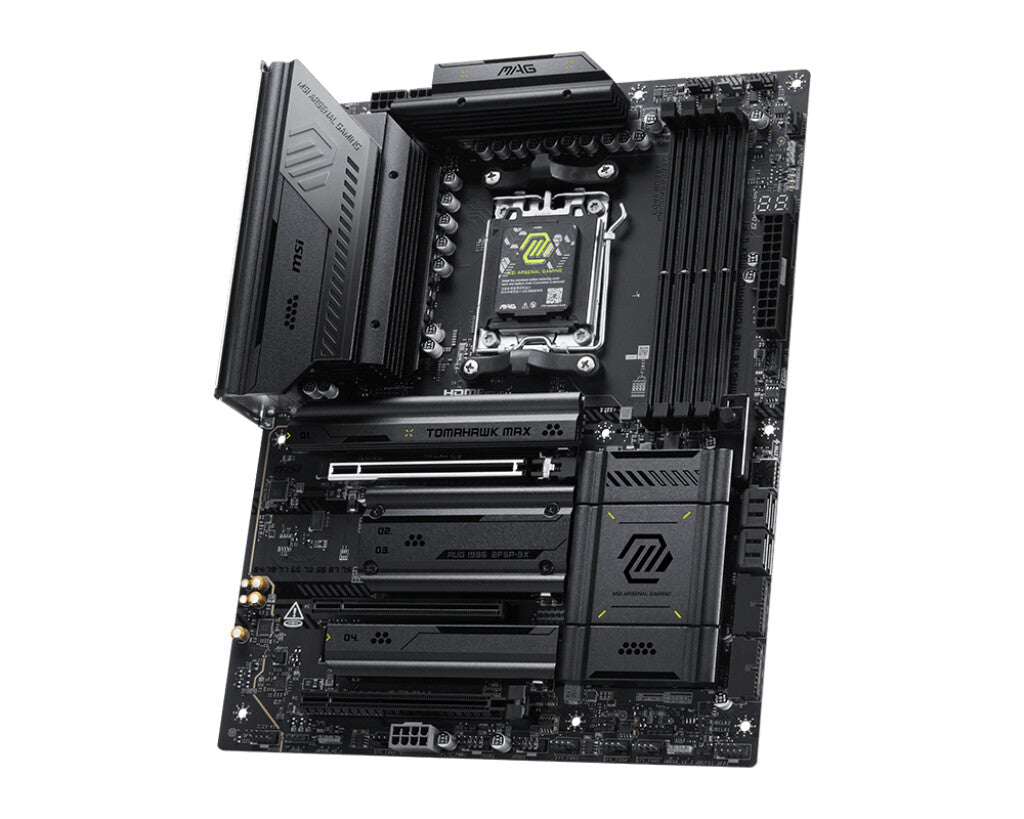 MSI MAG X870E TOMAHAWK MAX WIFI ATX Motherboard | AM5 | 4x DDR5 Slots ...