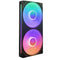 NZXT RF-U24HF-B1 Case Fan | 2400 RPM 75.12 CFM RGB Fluid Dynamic Bearing (FDB) Black