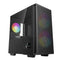 DeepCool CH360 DIGITAL ARGB Micro Tower PC Case Black | Liquid Cooling Support