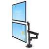 StarTech.com Desk Mount Dual Monitor Arm - Full Motion Monitor Mount for 2x VESA Displays up to 32" (17lb/8kg) - Vertical Stackable Arms - Height Adjustable/Articulating - Clamp/Grommet