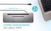 i-tec Metal SB-C Ergonomic 4K 3x Display Docking Station with Power Delivery 85 W + Universal Charger 100 W